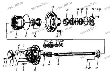 Ролик 4*38 - 4090000003