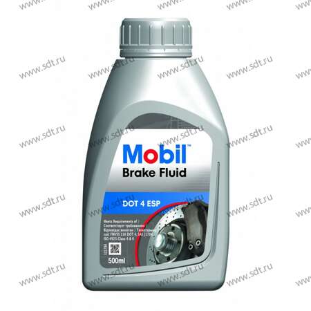 Тормозная жидкость Mobil Brake Fluid DOT-4 (0,5 л)